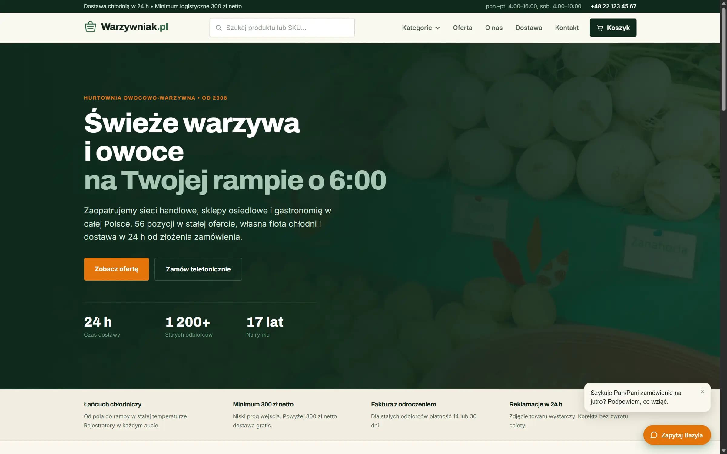 Warzywniak.pl — zrzut ekranu produktu
